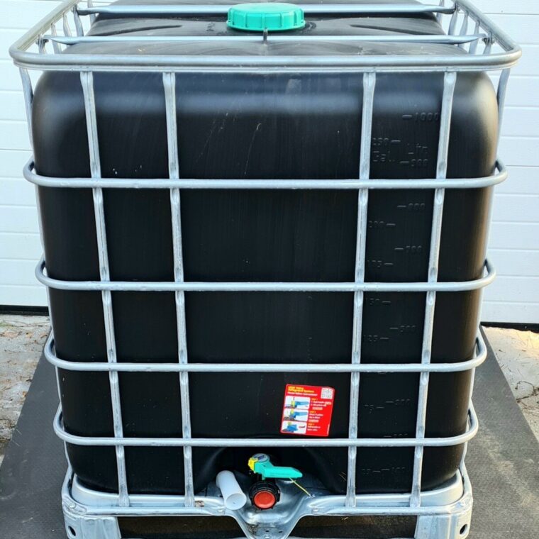 IBC-kontti 1000L MUSTA