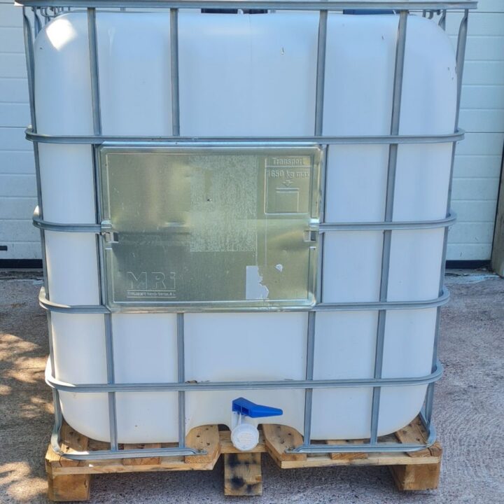 IBC-kontti 1000L, ollut elintarvike käytössä